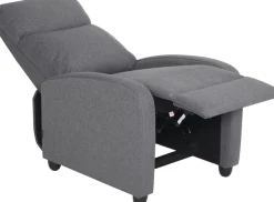 Home affaire Relaxsessel »JULINOR, TV-Sessel, Ruhesessel mit Schlaffunktion, Webstoff« Liegesessel mit manueller Relaxfunktion