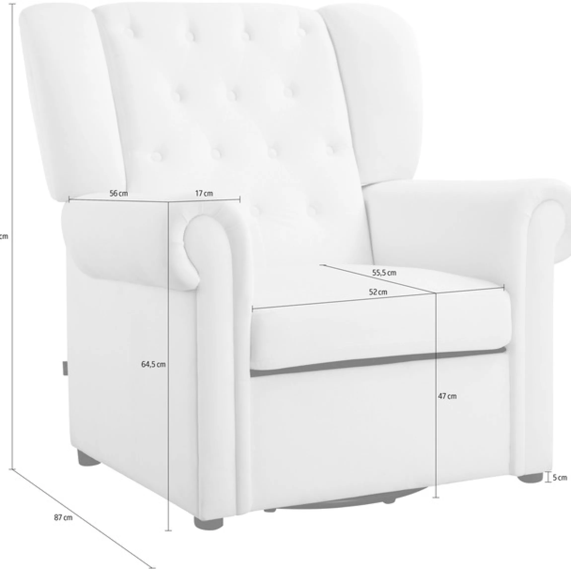 Home affaire Relaxsessel »Lillyse« 1 Stk. tlg. Drehbar und mit Schaukelfunktion