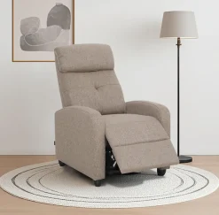 Home affaire Relaxsessel »VESOUL, TV-Sessel, Ruhesessel mit Schlaffunktion, Webstoff« Loungesessel mit manueller Relax- und Liegefunktion (105°-135°)