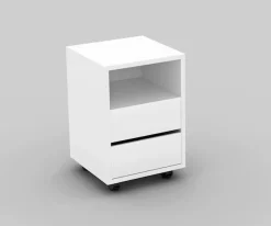 Home affaire Rollcontainer »Agapi« Bürocontainer im modernen Design, 40x40x62 cm, 2 Schubkästen