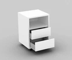 Home affaire Rollcontainer »Agapi« Bürocontainer im modernen Design, 40x40x62 cm, 2 Schubkästen