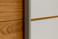 Home affaire Schiebetürenschrank »Galaxy Breite 200,220 oder 270cm breit, Kleiderschrank, Wäscheschrank« INKLUSIVE kompletter Innenausstattung, Metallgriffe