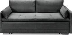 Home affaire Schlafsofa »Andrea, B: 218 cm, Liegel. 158x198 cm« Schlaffunktion & Bettkasten, Dauerschlafsofa mit Boxspring