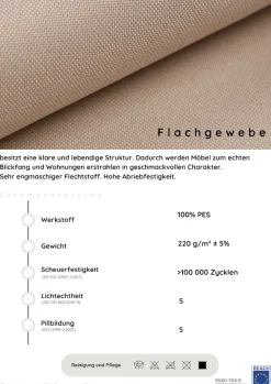 Home affaire Schlafsofa »Nordic, B: 219 cm, Liegel. 137x195 cm« Schlaffunktion, Bettkasten & 2 Zierkissen, Federkern