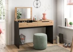Home affaire Schminktisch »REHAT, TOPSELLER!, Breite 115cm, 1 Schubkasten, Klappe inkl. Spiegel« Konsolentisch, Tisch, Klapptisch, Anrichte, Sekretär, Kommode