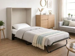 Home affaire Schrankbett »Sognum als Gästebett nutzbar, Wandklappbett in Kommodenoptik« in den Farben weiß, schwarz und kaschmir erhältlich,inkl. Matratze, platzsparendes Klappbett, optimal für kleine Räume