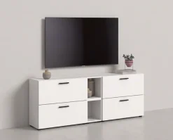 Home affaire Schrank-Set »ENESTE, 6-teilig, in verschiedenen Farben, individuell kombinierbar« verschiedenste Kombinationmöglichkeiten, stehend oder hängend, 2 Stk. tlg.