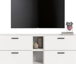 Home affaire Schrank-Set »ENESTE, 6-teilig, in verschiedenen Farben, individuell kombinierbar« verschiedenste Kombinationmöglichkeiten, stehend oder hängend, 2 Stk. tlg.