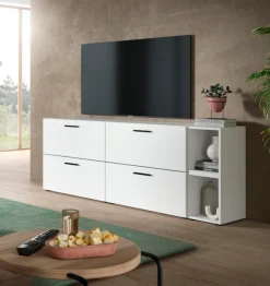Home affaire Schrank-Set »ENESTE, 6-teilig, in verschiedenen Farben, individuell kombinierbar« verschiedenste Kombinationmöglichkeiten, stehend oder hängend, 2 Stk. tlg.