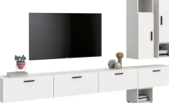 Home affaire Schrank-Set »ENESTE, 9-teilig, in verschiedenen Farben, individuell kombinierbar« verschiedenste Kombinationmöglichkeiten, stehend oder hängend, 3 Stk. tlg.