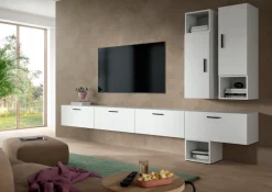 Home affaire Schrank-Set »ENESTE, 9-teilig, in verschiedenen Farben, individuell kombinierbar« verschiedenste Kombinationmöglichkeiten, stehend oder hängend, 3 Stk. tlg.