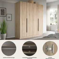 Home affaire Schrank-Set »Skarde moderner Kleiderschrank Schlafzimmerschrank« wähle deine beste Schrank Kombination, 1 Stk. tlg.