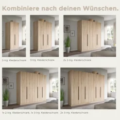 Home affaire Schrank-Set »Skarde moderner Kleiderschrank Schlafzimmerschrank« wähle deine beste Schrank Kombination, 1 Stk. tlg.