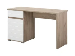 Home affaire Schreibtisch »Elan« Breite 130 cm, Front in Rillenoptik, grifflos, ABS-Schutzkanten