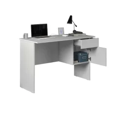 Home affaire Schreibtisch »Essential, Schreibtisch, kleiner Computertisch, Bürotisch für Büro« 1 Stk. tlg. mit 1 Tür,1 Schublade, Arbeitsplatte Breite 110 cm