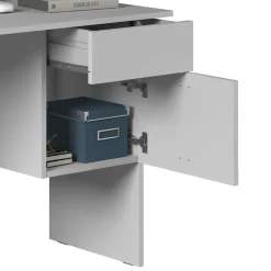 Home affaire Schreibtisch »Essential, Schreibtisch, kleiner Computertisch, Bürotisch für Büro« 1 Stk. tlg. mit 1 Tür,1 Schublade, Arbeitsplatte Breite 110 cm