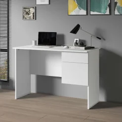 Home affaire Schreibtisch »Essential, Schreibtisch, kleiner Computertisch, Bürotisch für Büro« 1 Stk. tlg. mit 1 Tür,1 Schublade, Arbeitsplatte Breite 110 cm