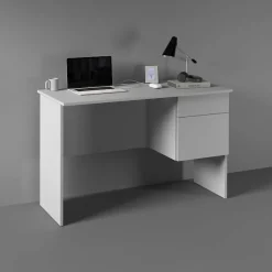 Home affaire Schreibtisch »Essential, Schreibtisch, kleiner Computertisch, Bürotisch für Büro« 1 Stk. tlg. mit 1 Tür,1 Schublade, Arbeitsplatte Breite 110 cm