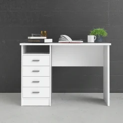 Home affaire Schreibtisch »Function Plus, Arbeitstisch, Bürotisch, staurum, minimalistisch« mit 4 Schubladen,1 Einlegeboden, zeitlos, 1 offenes Fachbreite 110 cm