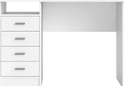Home affaire Schreibtisch »Function Plus, Arbeitstisch, Bürotisch, staurum, minimalistisch« mit 4 Schubladen,1 Einlegeboden, zeitlos, 1 offenes Fachbreite 110 cm