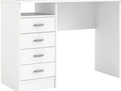 Home affaire Schreibtisch »Function Plus, Arbeitstisch, Bürotisch, staurum, minimalistisch« mit 4 Schubladen,1 Einlegeboden, zeitlos, 1 offenes Fachbreite 110 cm