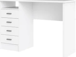 Home affaire Schreibtisch »Function Plus, Arbeitstisch, Bürotisch, staurum, minimalistisch« mit 4 Schubladen,1 Einlegeboden, zeitlos, 1 offenes Fachbreite 110 cm