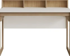 Home affaire Schreibtisch »Stranda, Arbeitstisch im Skandi Style, Bürotisch in zwei Farben« moderner Computertisch, wohnliches Home Office