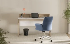 Home affaire Schreibtisch »Stranda, Arbeitstisch im Skandi Style, Bürotisch in zwei Farben« moderner Computertisch, wohnliches Home Office