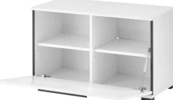 Home affaire Schuhbank »Cantara, Garderobenbank mit Klappe, Sitzbank in zwei Farben« ausreichend Stauraum, Platz für ca. 6 Paar Schuhe, 80 cm breit