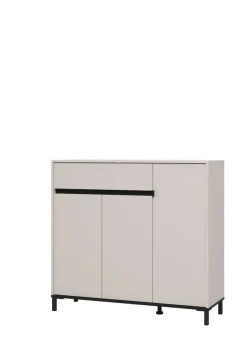 Home affaire Schuhkommode »Flannan, Schuhregal, Schuhschrank, Gesamthöhe 109,5 cm« sechs Regale und eine Schublade, Gesamtbreite 118,5 cm