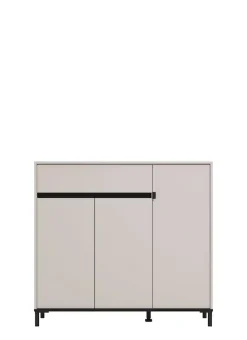 Home affaire Schuhkommode »Flannan, Schuhregal, Schuhschrank, Gesamthöhe 109,5 cm« sechs Regale und eine Schublade, Gesamtbreite 118,5 cm