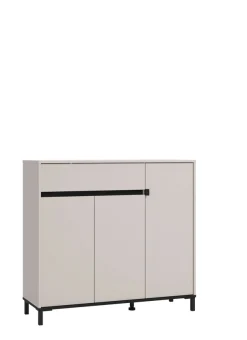 Home affaire Schuhkommode »Flannan, Schuhregal, Schuhschrank, Gesamthöhe 109,5 cm« sechs Regale und eine Schublade, Gesamtbreite 118,5 cm