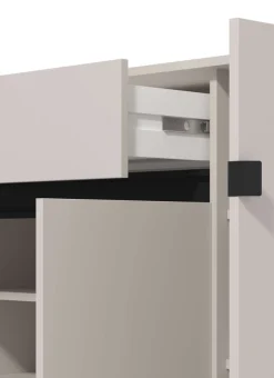 Home affaire Schuhkommode »Flannan, Schuhregal, Schuhschrank, Gesamthöhe 109,5 cm« sechs Regale und eine Schublade, Gesamtbreite 118,5 cm
