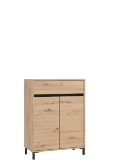 Home affaire Schuhkommode »Flannan, Schuhregal, Schuhschrank, Gesamthöhe 109,5 cm« drei Regale und eine Schublade, Gesamtbreite 80 cm