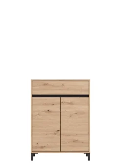 Home affaire Schuhkommode »Flannan, Schuhregal, Schuhschrank, Gesamthöhe 109,5 cm« drei Regale und eine Schublade, Gesamtbreite 80 cm
