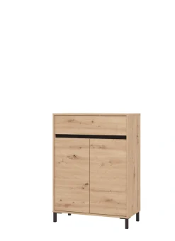 Home affaire Schuhkommode »Flannan, Schuhregal, Schuhschrank, Gesamthöhe 109,5 cm« drei Regale und eine Schublade, Gesamtbreite 80 cm