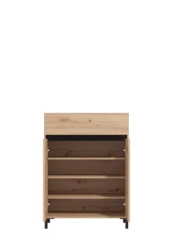 Home affaire Schuhkommode »Flannan, Schuhregal, Schuhschrank, Gesamthöhe 109,5 cm« drei Regale und eine Schublade, Gesamtbreite 80 cm
