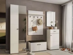 Home affaire Schuhkommode »Rathlin Schuhschrank, Schuhregal, für ca. 6 Paar Schuhe« zwei Regale und eine Schublade, Gesamtbreite 51,5 cm