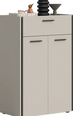 Home affaire Schuhkommode »RAK, Breite 75 cm, viel Stauraum, 2 Türen, 5 Fächer, 1 Schubkasten« bietet Platz für ca. 25 Schuhe,Kommode, Schuhschrank, Garderobenschrank, Schrank, Flurschrank
