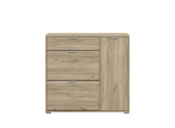 Home affaire Schuhschrank »Arco 2, Schuhkommode, Schuhregal, Breite 102 cm« 2 Klappen mit Doppelschuhtrommeln, mit Schublade, in modernen Farben