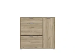 Home affaire Schuhschrank »Arco 2, Schuhkommode, Schuhregal, Breite 102 cm« 2 Klappen mit Doppelschuhtrommeln, mit Schublade, in modernen Farben