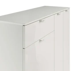 Home affaire Schuhschrank »ATRIO, Kommode, Schuhkommode,3 Türen, 1 Schublade, Hochglanz lackiert« 1 Stk. tlg. Breite 120 cm,Höhe 116,6 cm, ca. 24 paar Schuhe, Made in Italy
