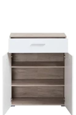 Home affaire Schuhschrank »Beny, Schuhkommode, Schuhregal, mit einer Schublade, Höhe 98 cm« Hochglanzfronten, 2 Türen, Breite 79 cm