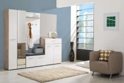 Home affaire Schuhschrank »Beny, Schuhkommode, Schuhregal, mit einer Schublade, Höhe 98 cm« Hochglanzfronten, 2 Türen, Breite 79 cm