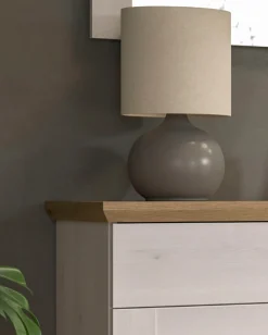 Home affaire Schuhschrank »COSENZA, Breite 95 cm, 2 Türen, 2 Böden, 1 Schubkasten« in Landhausoptik, Kommode, Anrichte, Schrank, Sideboard