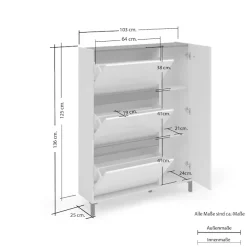 Home affaire Schuhschrank »EASY« 1 Stk. tlg.