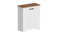 Home affaire Schuhschrank »FIGO, Made in Italy – Schuhkommode,Schuhregal für ca. 20 Paar Schuhe« 1 Stk. tlg. 4-Türig, Siebdruck-dekorative Fräsungen, 10 Fächer, Breite 84 cm