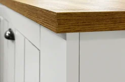 Home affaire Schuhschrank »FIGO, Made in Italy – Schuhkommode,Schuhregal für ca. 20 Paar Schuhe« 1 Stk. tlg. 4-Türig, Siebdruck-dekorative Fräsungen, 10 Fächer, Breite 84 cm