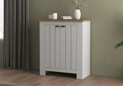 Home affaire Schuhschrank »FIGO, Made in Italy – Schuhkommode,Schuhregal für ca. 20 Paar Schuhe« 1 Stk. tlg. 4-Türig, Siebdruck-dekorative Fräsungen, 10 Fächer, Breite 84 cm