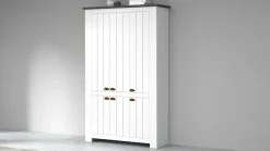Home affaire Schuhschrank »FIGO, Made in Italy – Schuhkommode,Schuhregal für ca. 60 Paar Schuhe« 1 Stk. tlg. 6-Türig, Siebdruck-dekorative Fräsungen, 20 Fächer, Höhe: 60 cm